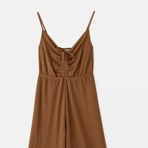 Pull&Bear Brown Jumpsuit